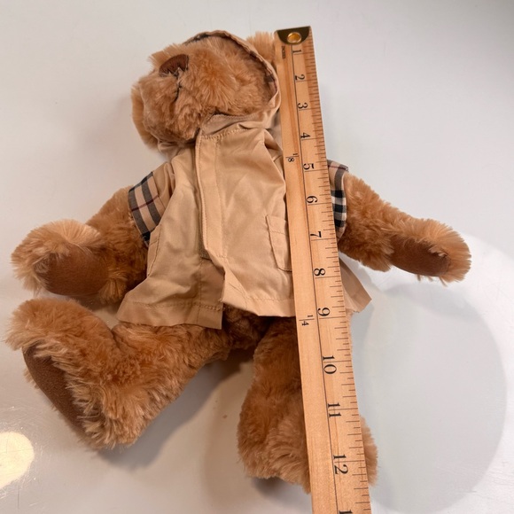 BURBERRY Fragrance Teddy Bear Plush Nova Check Rain Jacket 2007 Toy - Picture 3 of 8